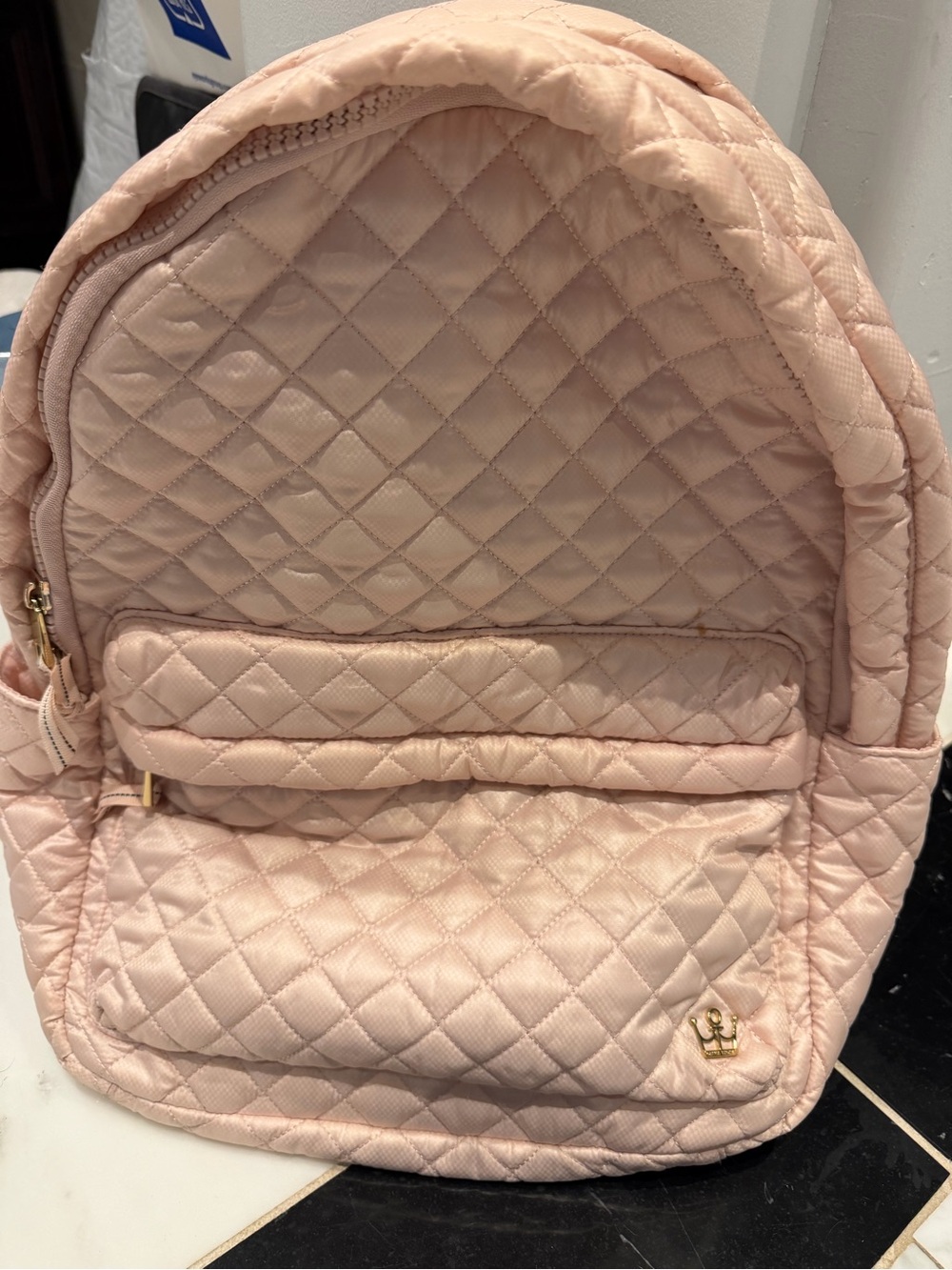 Oliver Thomas Quilted Petal Pink Women’s Backpack